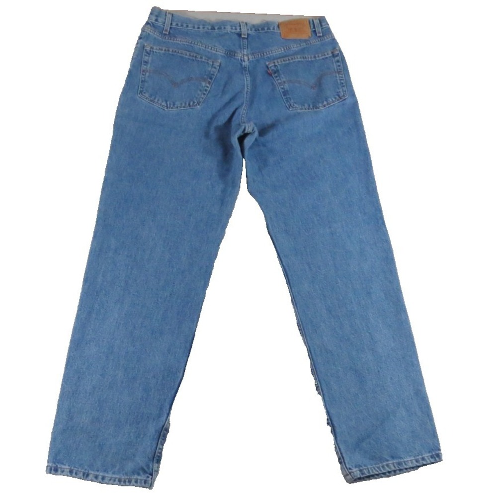 VTG Levis 550‎ Relaxed Fit Tapered Jeans Blue Men 40x34 90s Red Tab Light Wash